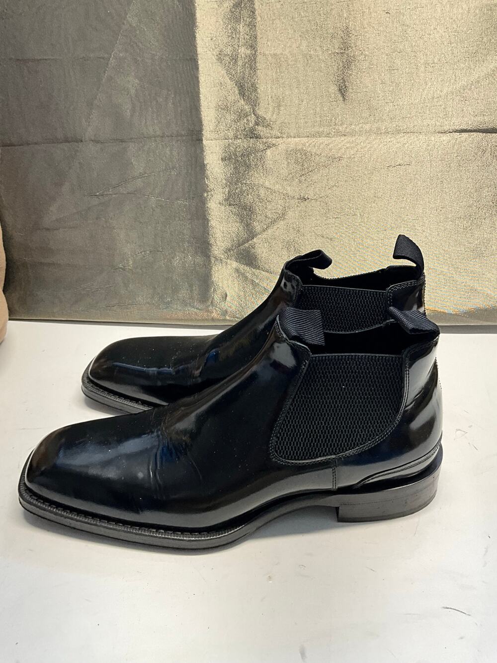 Burberry Bloomsbury Chelsea Boots Black Leather